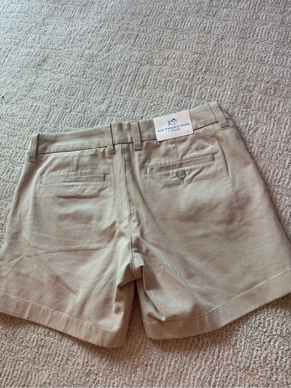 Southern Tide Women's Khaki Bermuda Shorts